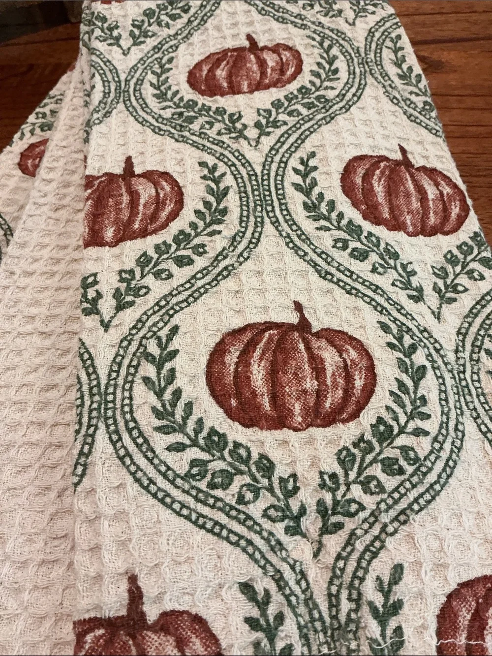 The Farmhouse by Rachel Ashwell Fall Pumpkin Kitchen Towels - Set of 3